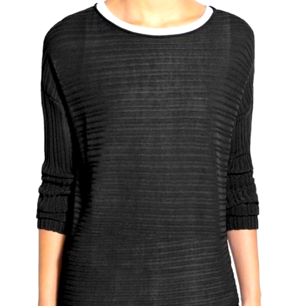 Euc Eileen Fisher Tencel Xs Asymmetrical Sweater